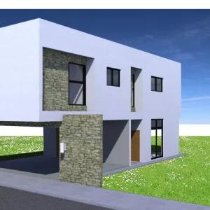 Planos de Casa UNIFAMILIAR de 2 niveles 130m2 15×8 ISOMETRICA