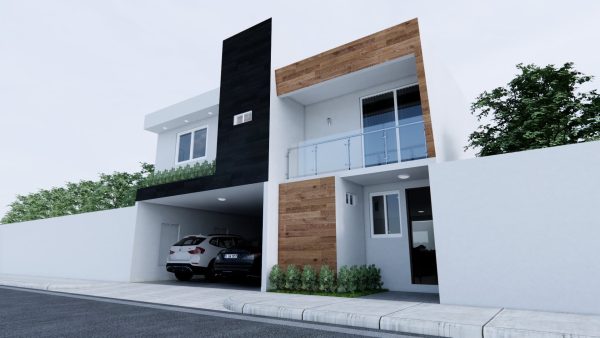 Flat house 10×13 meters two floors-02