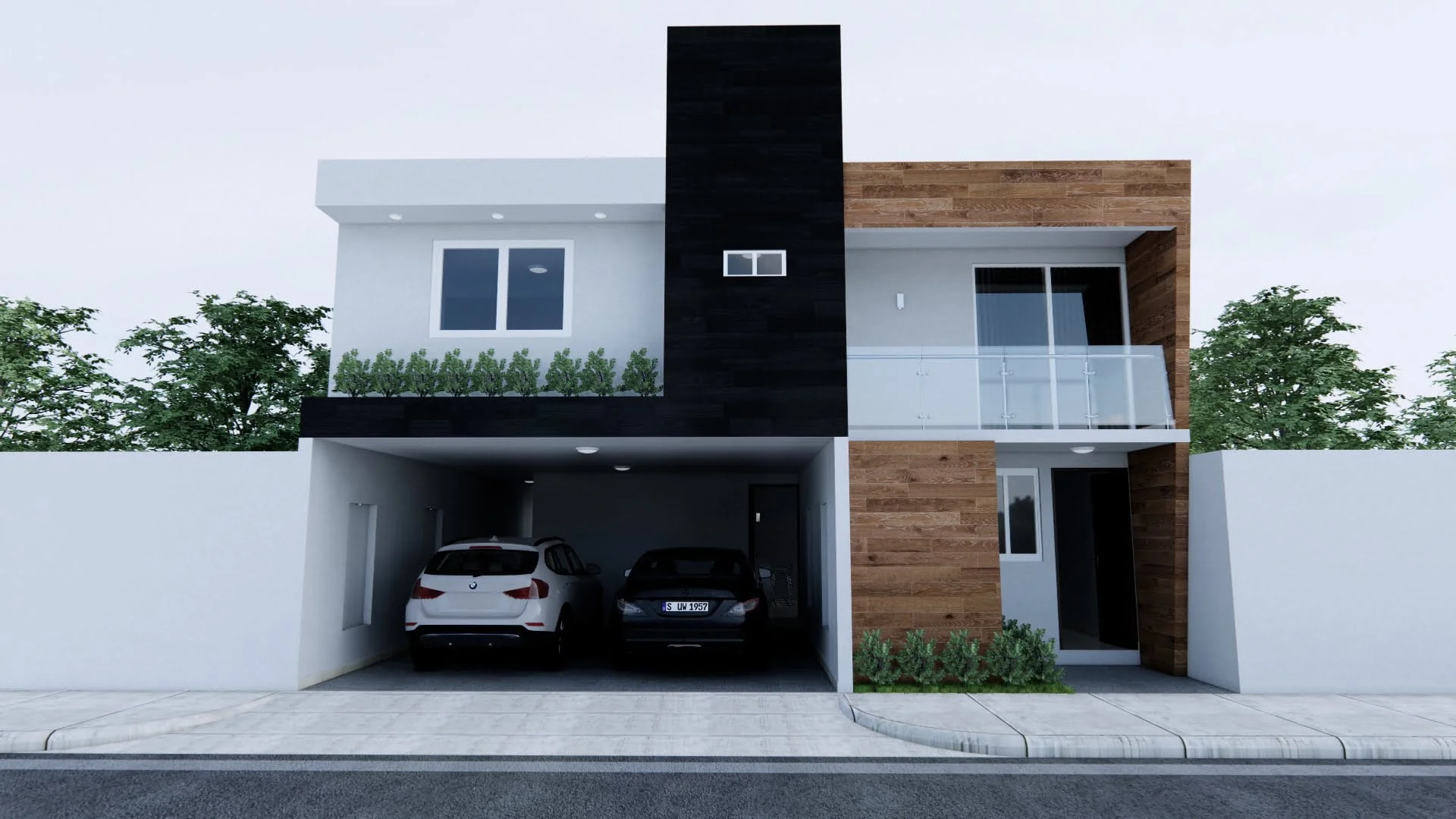 Planos de casa de 10×13 metros de dos pisos