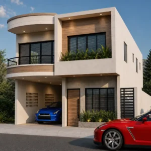 Casa 7x15 con piscina