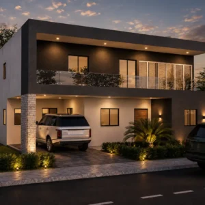 Planos de casa 12x15 estilo moderno