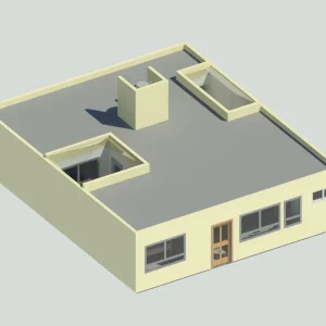 FLAT FAMILY HOUSE 10 x 12 meters