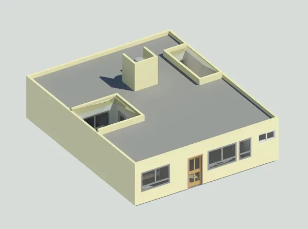 FLAT FAMILY HOUSE 10 x 12 meters
