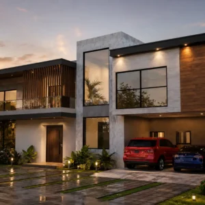Planos de casas de 20x20 con alberca