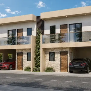 Casa duplex sencilla de 2 habitaciones