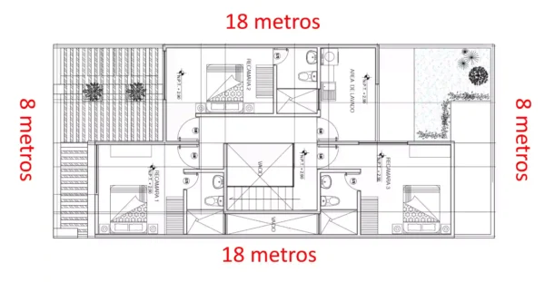 Planos de casas 140 mts2 segundo nivel