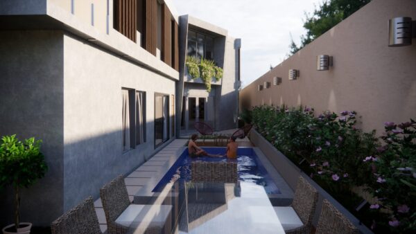 Diseño de interior de casa lujosa 10x40