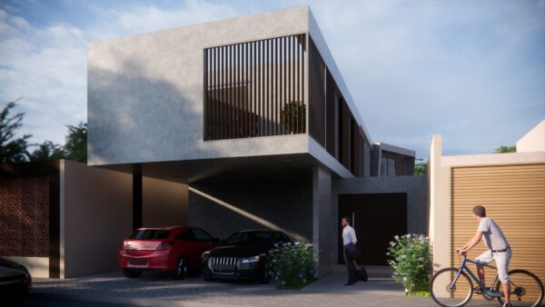 Diseño de casa lujosa 10x40