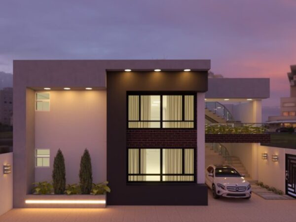 Fachada de casa Esquinera